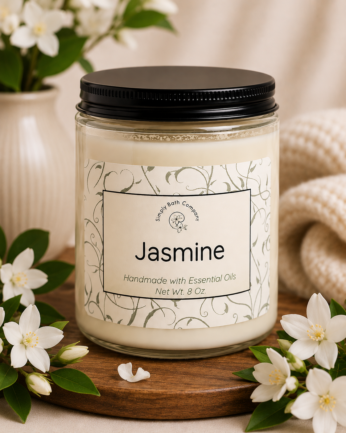 Jasmine Soy Wax Candle