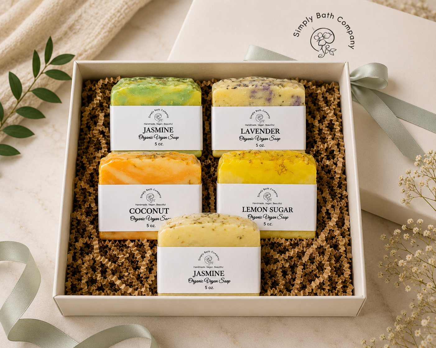Build Your Own 5 Soap Gift Box for $50