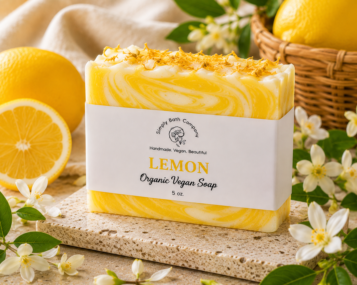 Organic Lemon Sugar Body Bar