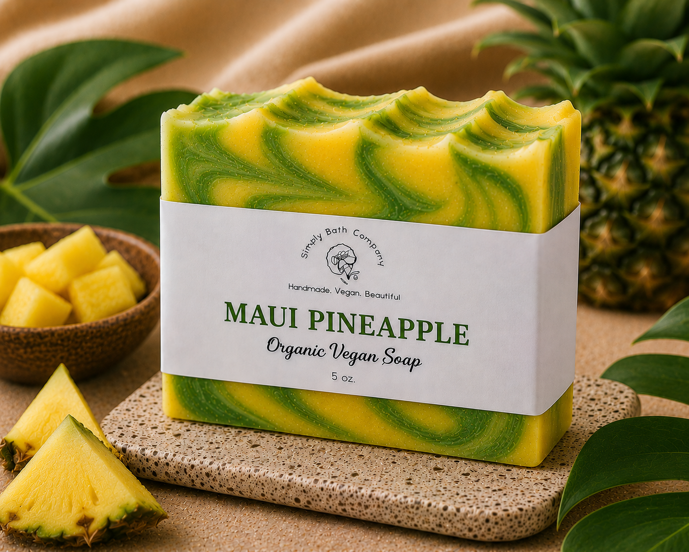 Organic Maui Pineapple Body Bar