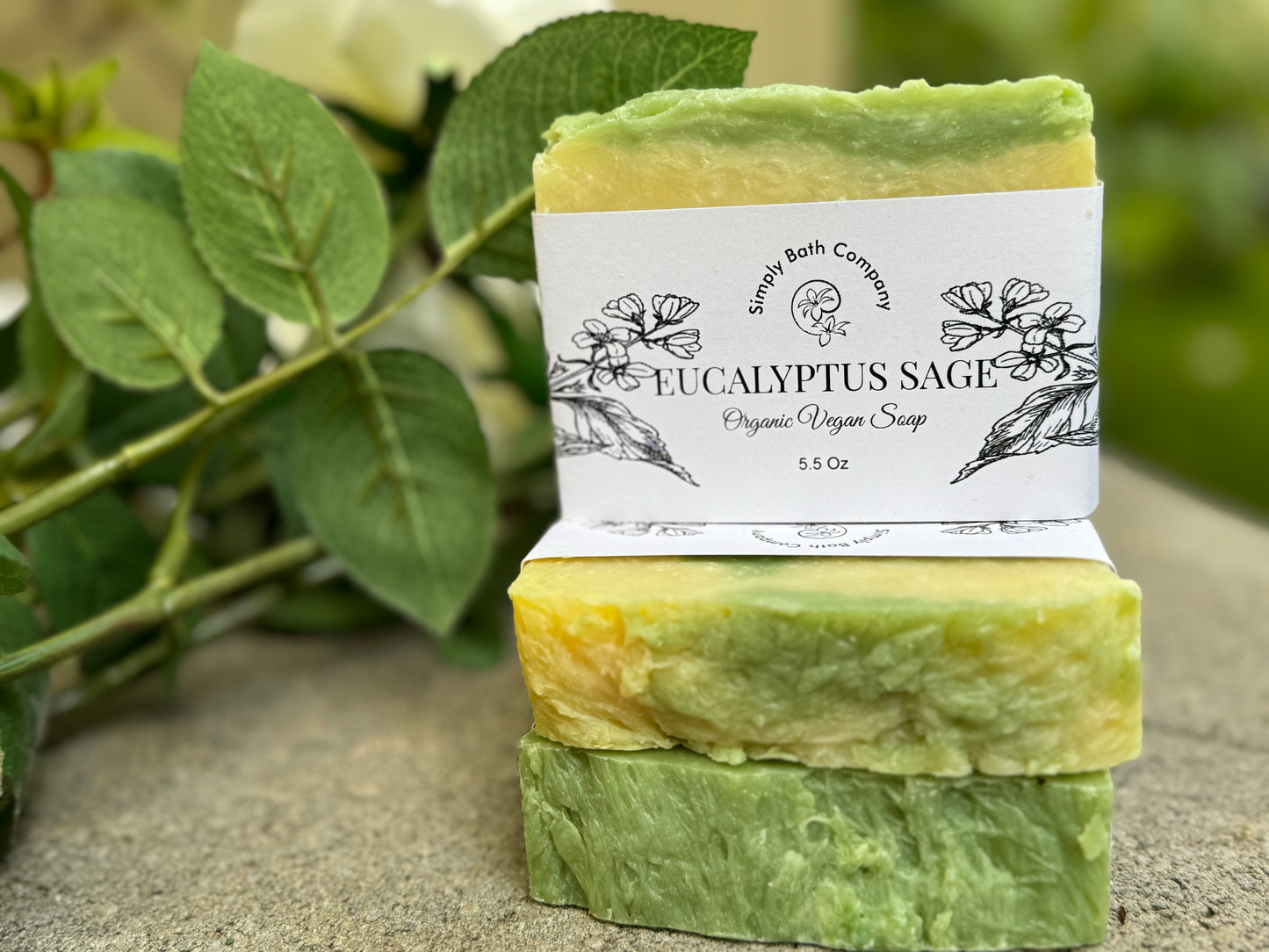 Organic Eucalyptus Sage Body Bar