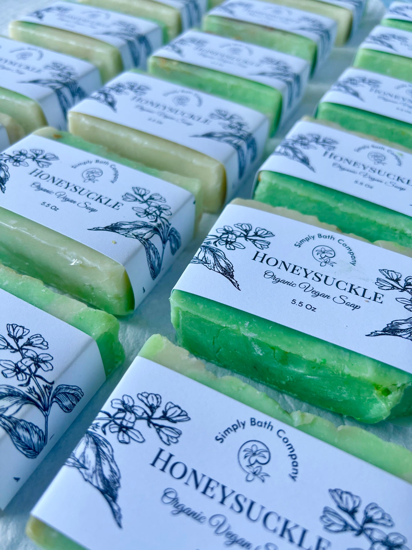 Organic Honeysuckle Gardenia Body Bar