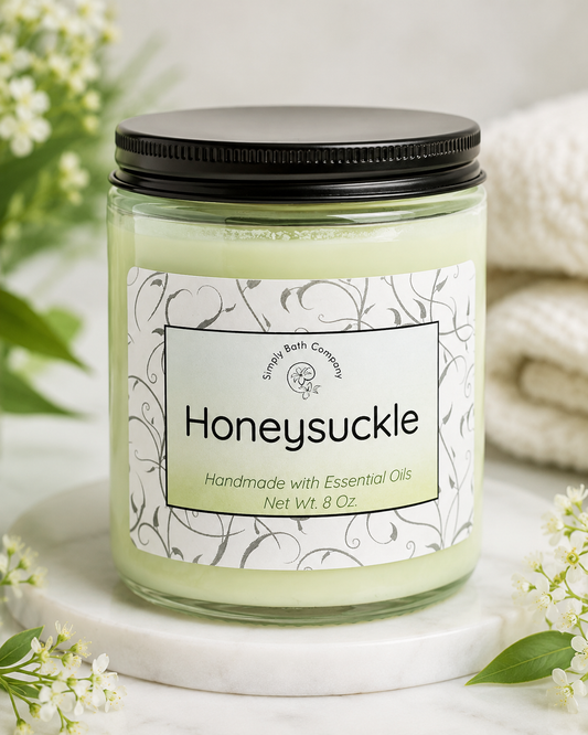 Honeysuckle Gardenia Soy Wax Candle