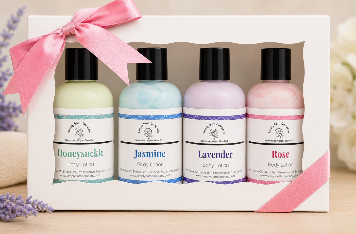 Lotion bottle gift set