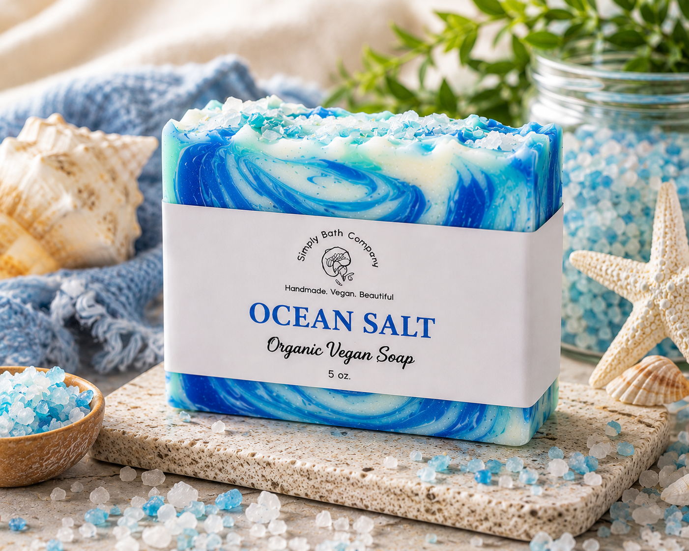Organic Ocean Salt Body Bar