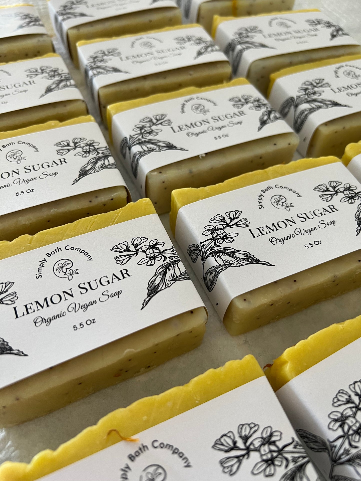 Organic Lemon Sugar Body Bar